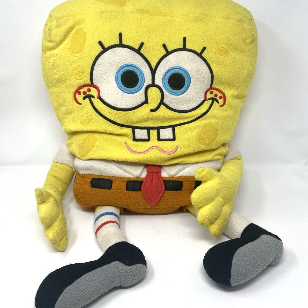 Spongebob Squarepants Jumbo Plush Pillow Buddy Nickelodeon 24" Stuffed‎ Toy